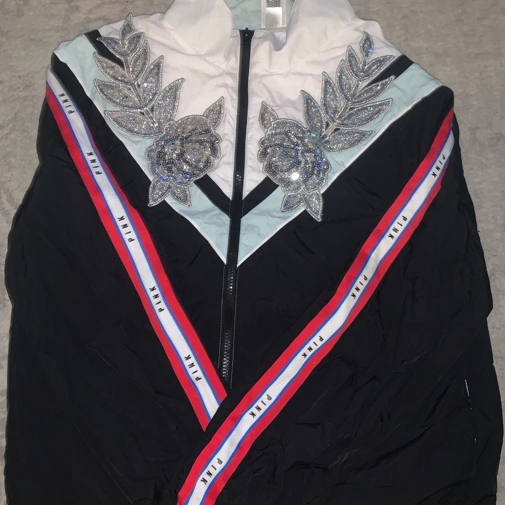 Pink wind jacket